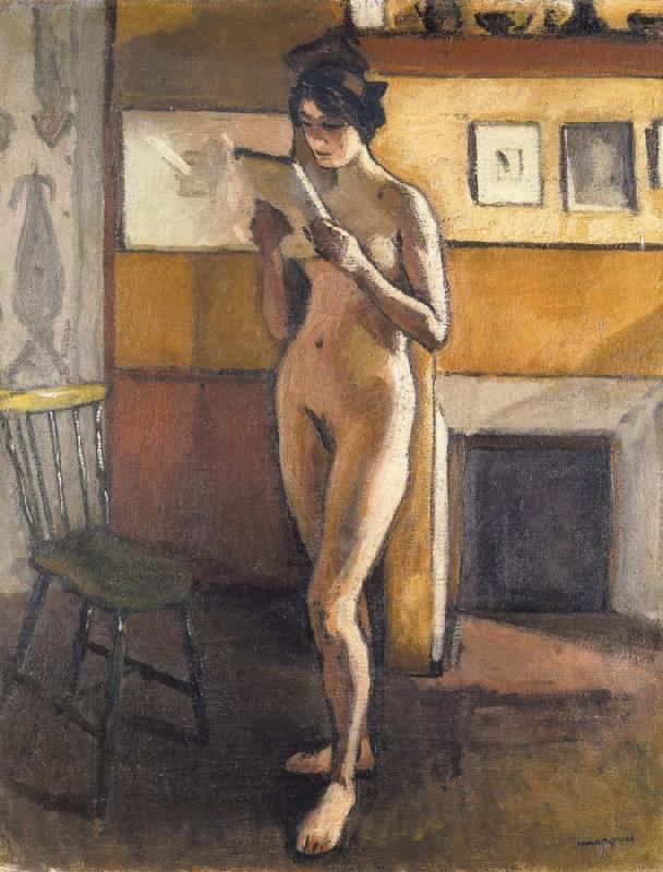 Marquet, Albert Standing Female Nude oil painting image